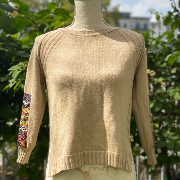 Boho patchwork sweater - Picture 2 of 3